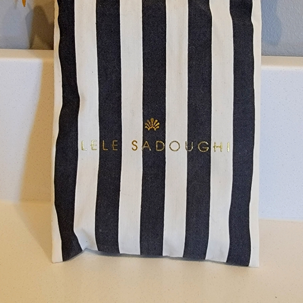 LELE SADOUGHI HUGGIE HOOP EARRINGS